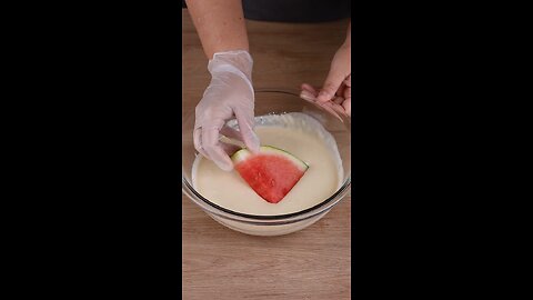 Everyone is breading watermelon, after seeing this genius idea #cooking #Recipe