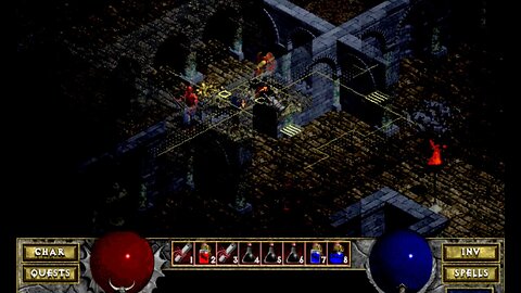 Diablo 1: Hellfire Coop - Highlight - a Room full of Gold [CZ/EN]