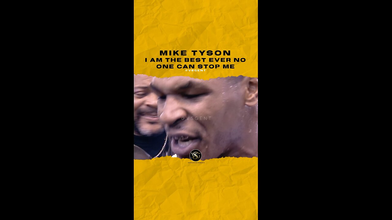 @miketyson I am the best ever no one can stop me