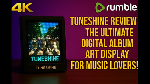 "🎶 TUNESHINE Review: The Ultimate Digital Album Art Display for Music Lovers! 🎧✨"