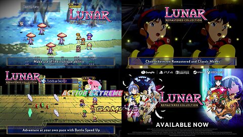 LUNAR HD Remastered Collection Available Now Launch Trailer (NIntendo Switch and Playstation)