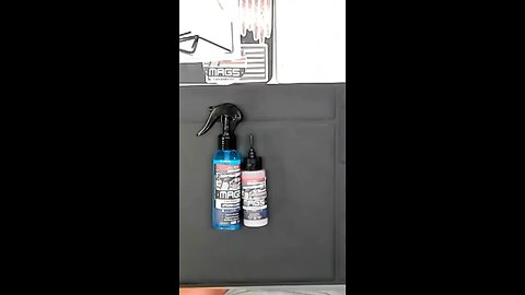 Gun cleaner and oil demo