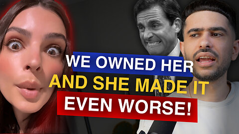 Emily Ratajkowski OWNED for Hypocritical Blue Origin Rant!