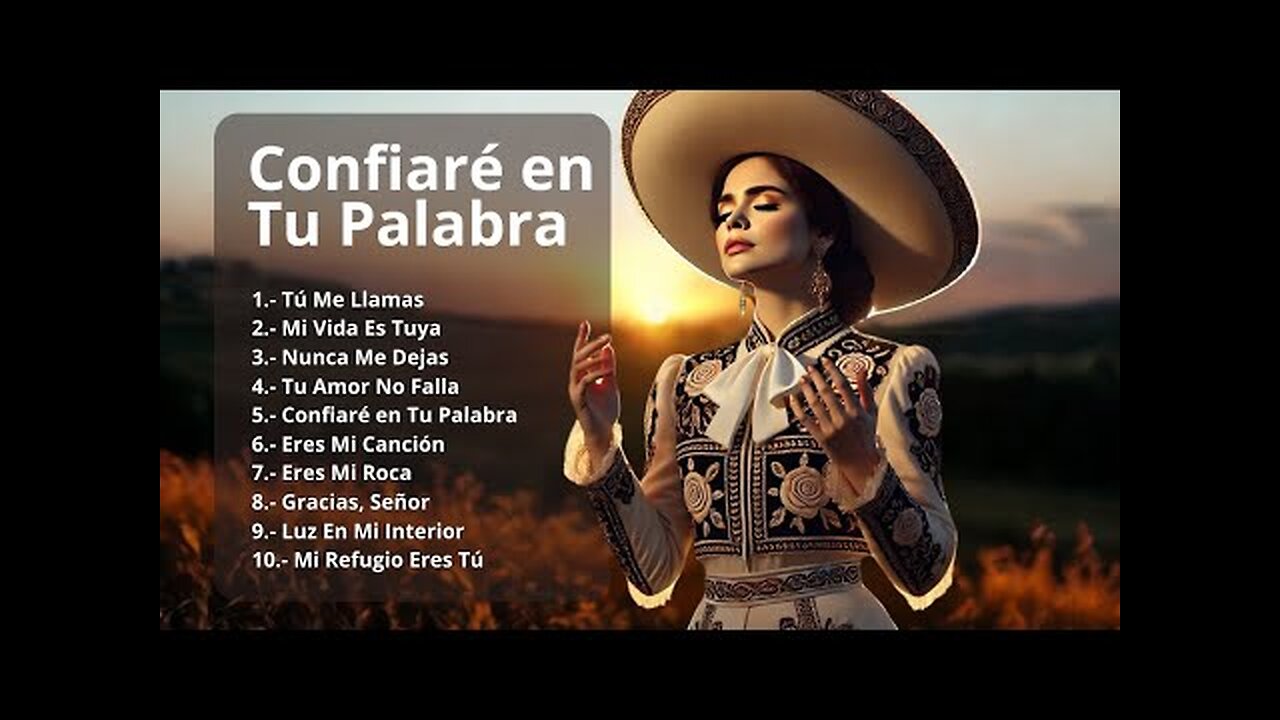 Rancheras Cristianas - Grandes Éxitos Confiaré En Tu Palabra - Alabanza Musica Cristiana.