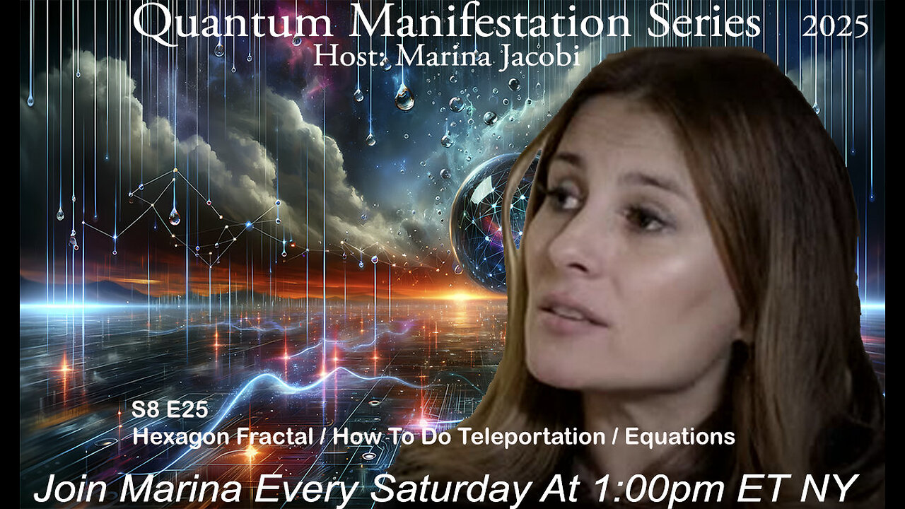 25-Marina Jacobi - Hexagon Fractal / How To Do Teleportation / Equations - S8 E25