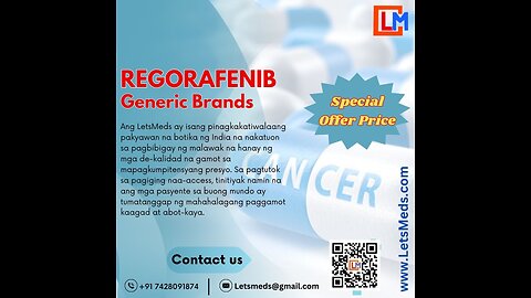 Regorafenib 40mg Tablet Best Price | Buy Regonat Regorafenib Tablet Online