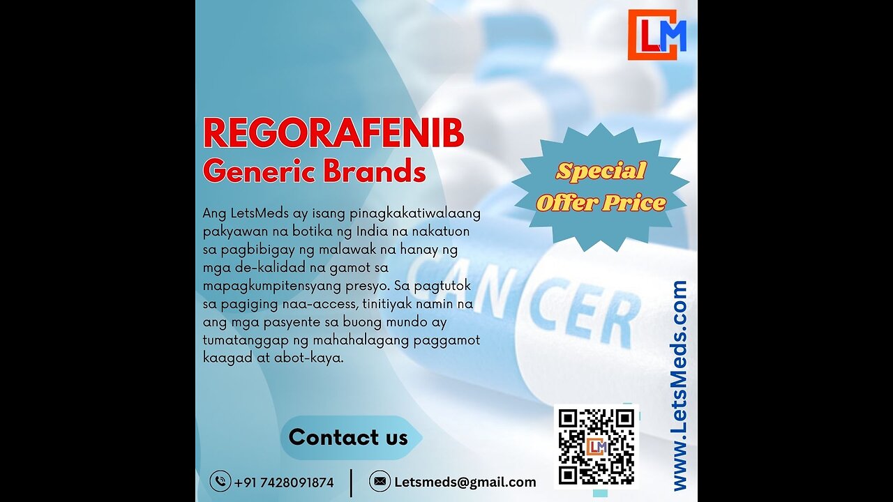 Regorafenib 40mg Tablet Best Price | Buy Regonat Regorafenib Tablet Online