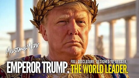 BREAKING NEWS🚨 Emperor Trump. WARNING: IF YOU ARE A LIBERAL, we recommend you NOT watch this video.