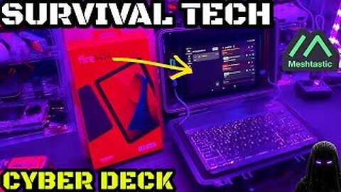Cyber Deck on a Budget. Amazon Fire Tablet Disaster Kit and Survival Tech Mini Kit