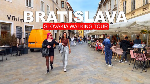 Bratislava, Slovakia walking tour 2025 4K 60 FPS. The most UNDERESTIMATED capital in Europe!