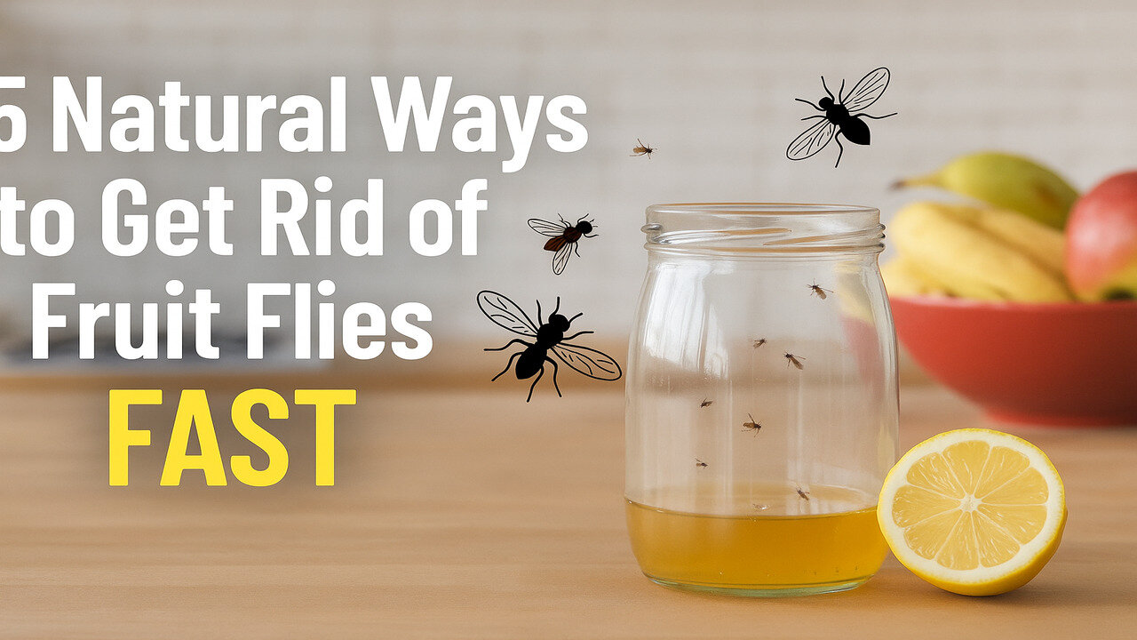 5 Natural Ways to Get Rid of Fruit Flies FAST