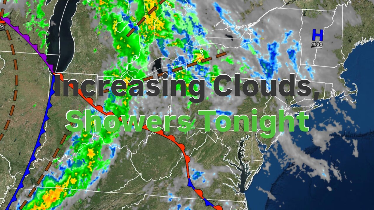 Increasing Clouds, Showers Tonight