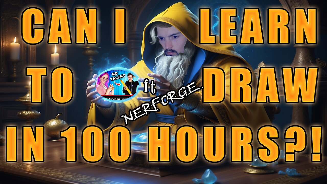 Daily Drawing Stream -The 100-Hour Journey - Pursuing The Art of Drawing - Journey To Mastery
