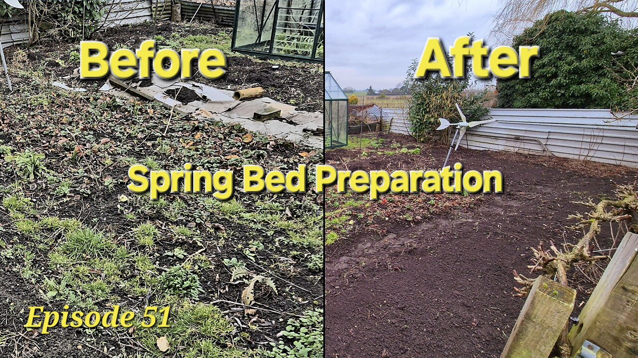 Preparing My Vegetable Garden for Spring: Weeding & Sowing Sweet Peas | Gardening Tips
