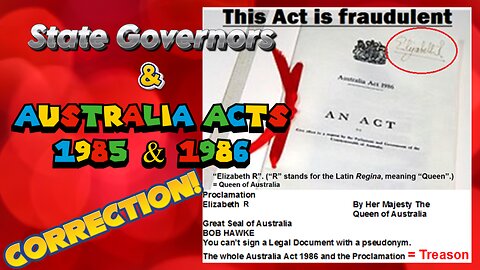 Treasonous Australia Acts