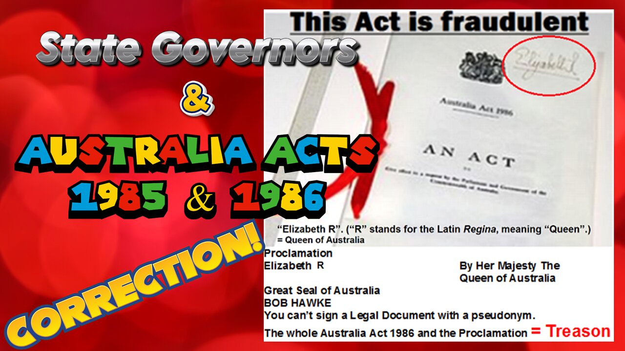 Treasonous Australia Acts