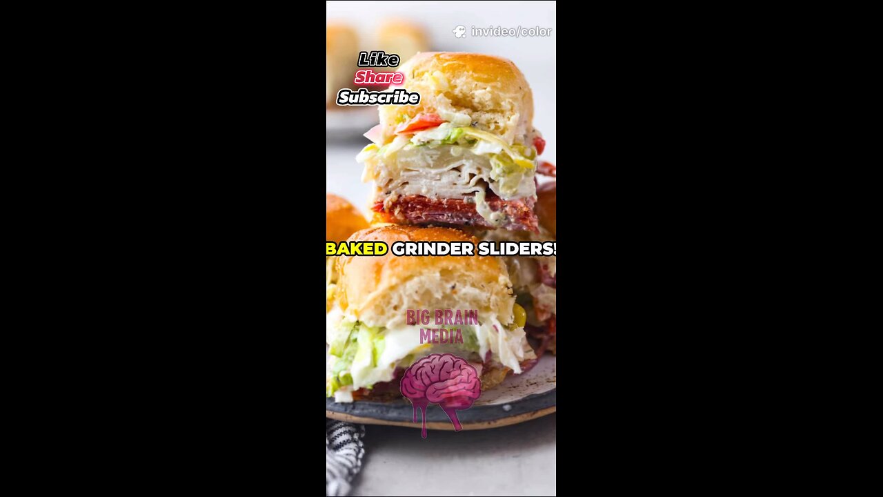 Baked Grinder Sliders 🥹🤤 #quickmeals