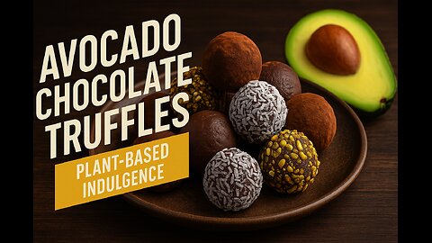 Avocado Chocolate Truffles | Plant-Based Indulgence with a Secret Ingredient