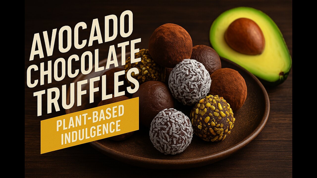 Avocado Chocolate Truffles | Plant-Based Indulgence with a Secret Ingredient