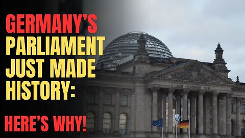 Germany's parliament passes historic package boosting defence spending!