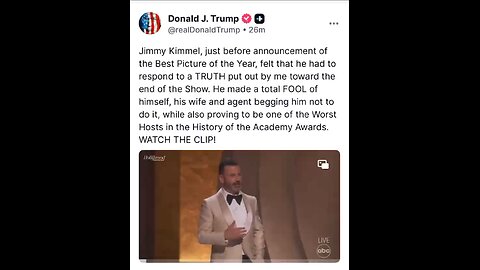 Trump on Kimmel