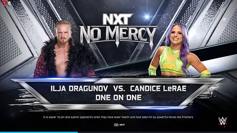 ILja Dragunov vs candice lerae | WWE2K25