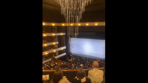 Winspear opera house chandelier raising