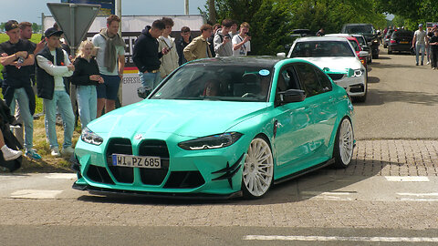 CRAZY BMW's Leaving Bimmerfest 2025, BURNOUTS, CLOSE CALLS! 1000HP M5 G90, Turbo E30, M5 V10, M3 G80
