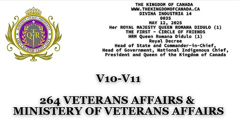 ROYAL DECREE 264 VETERANS AFFAIRS & MINISTERY OF VETERANS AFFAIRS