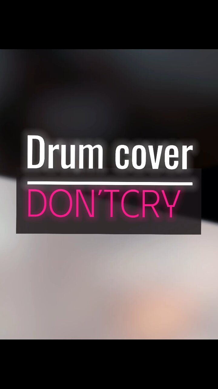 Don’t Cry by Emarosa (Drum Cover)