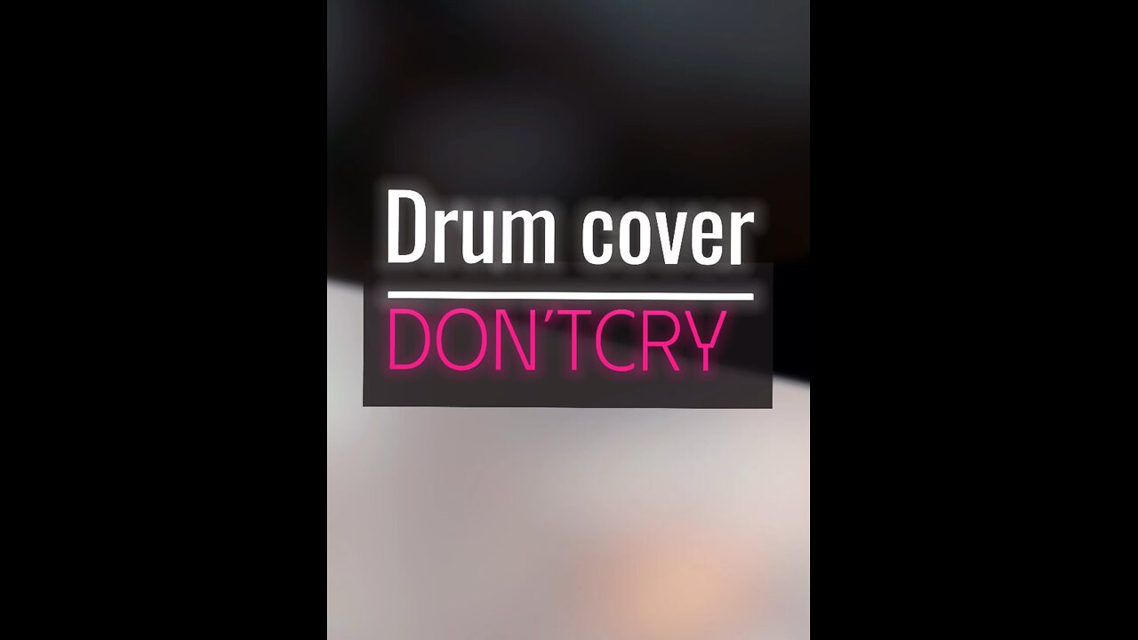 Don’t Cry by Emarosa (Drum Cover)