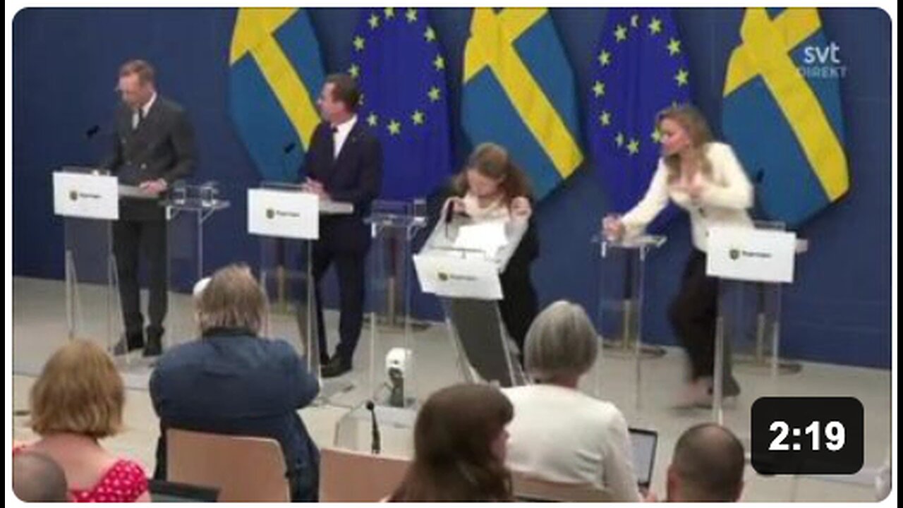 Don't worry! The Swedish Health Minister's blood sugar was just a bit low!