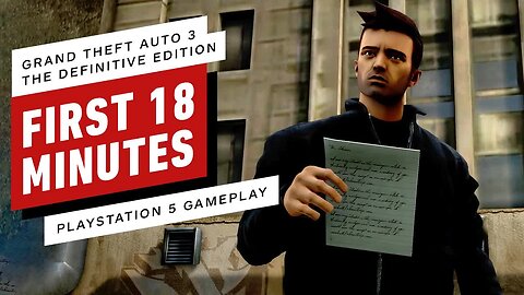 Grand Theft Auto 3 - Definitive Edition - First 18 Minutes of Gameplay on PS5 (4K)
