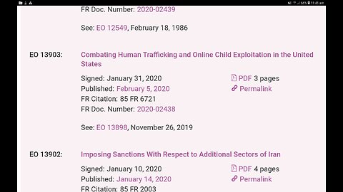 President Trump Executive Order 13903