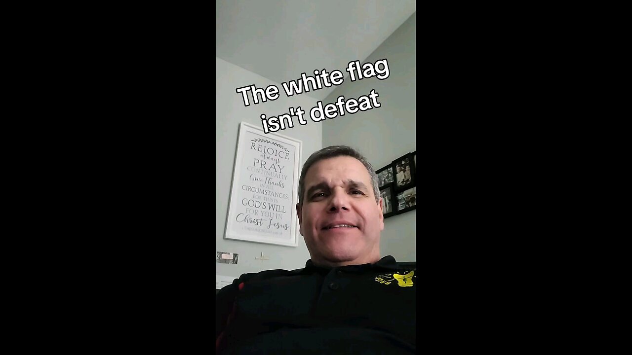 The white flag isn't defeat
