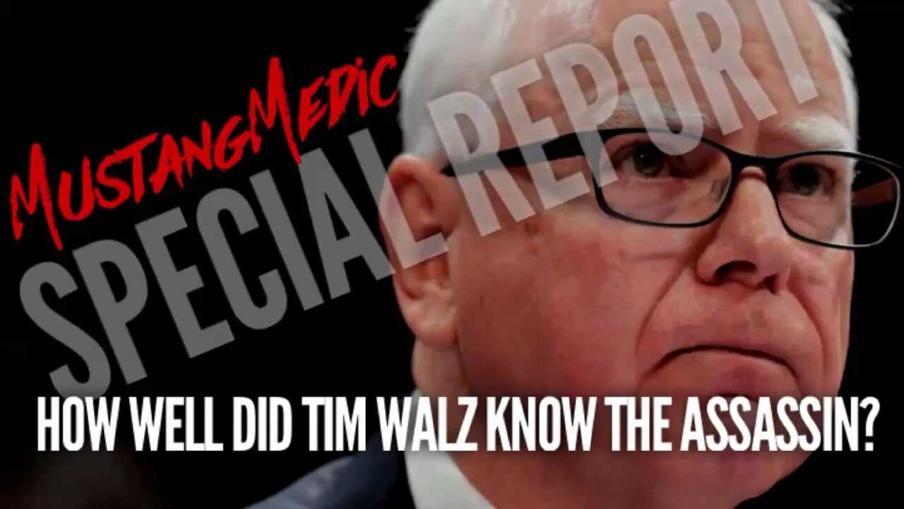 BREAKING NEWS SPECIAL REPORT🚨 More evidence that Tim Walz is tied to the Assassin.