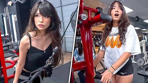 I Workout with Emiru for the FIRST TIME!