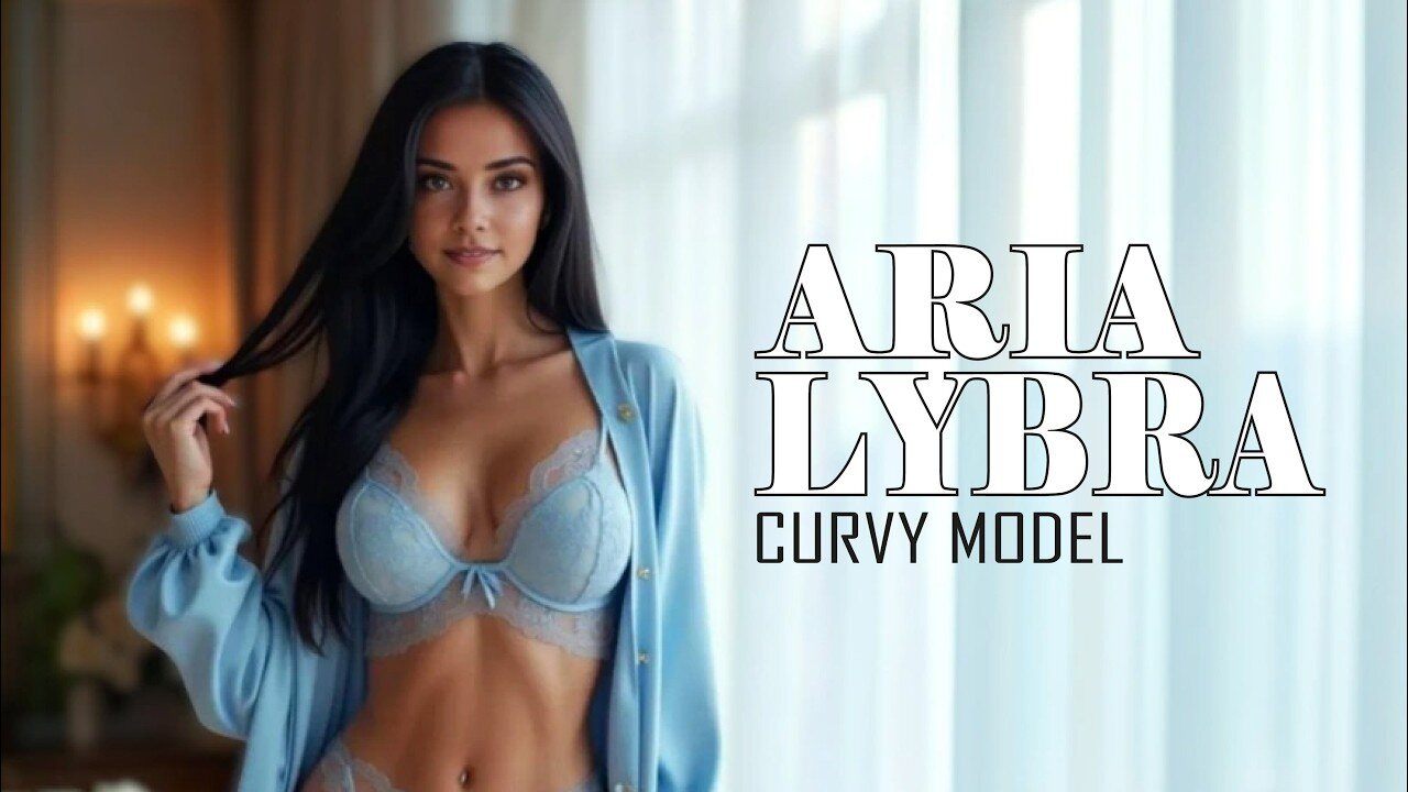 Behind the Scenes with Aria Lybra, the AI Curvy Fashion Star | AI Model