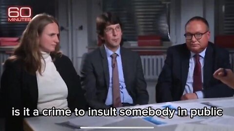 60 minutes report on Germany arresting social media users and charging them over posts online