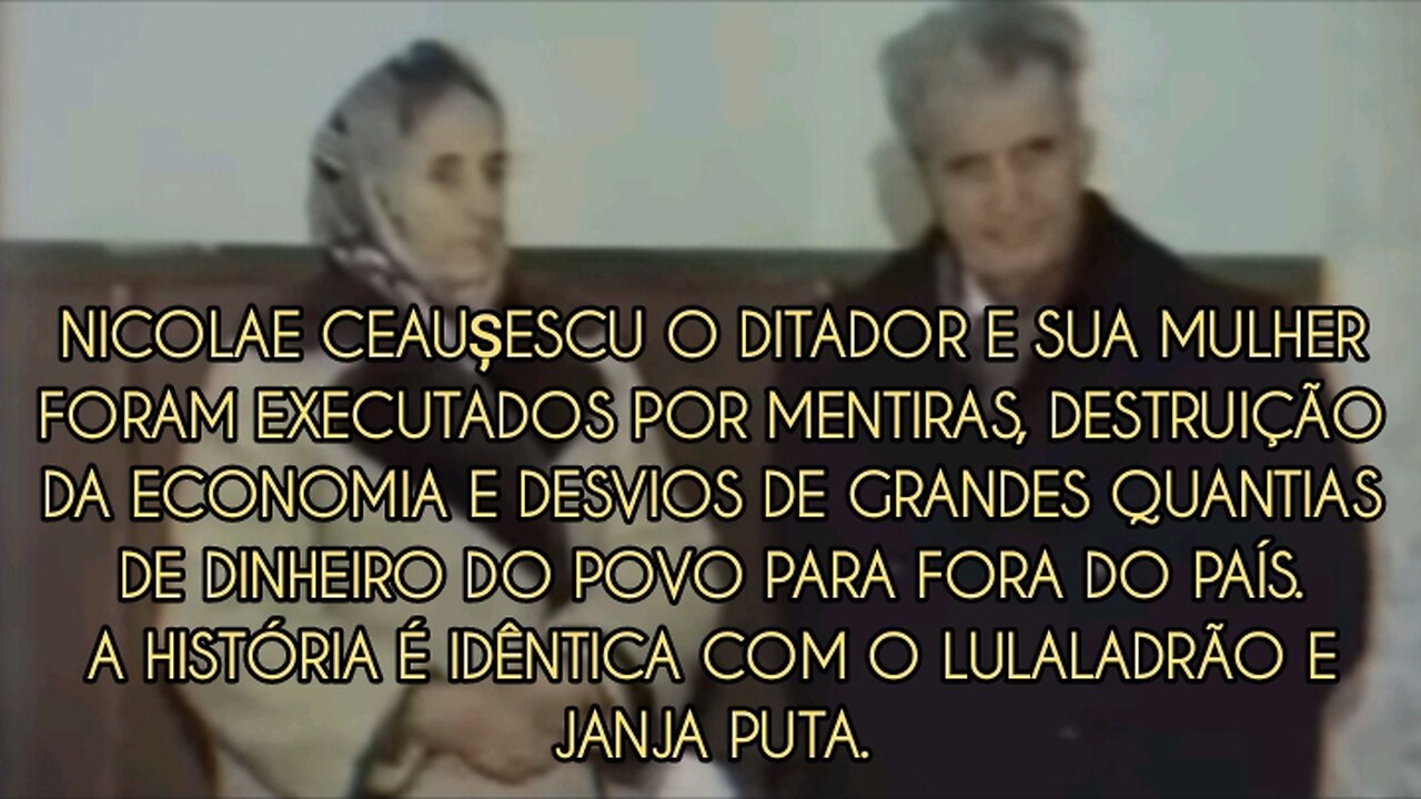 1989 - Quando a Romênia executou seu ditador mentiroso na TV ao vivo cansados de suas mentiras, quebra da economia e dos seus desvios de grandes quantias de dinheiro pra bancos internacionais.