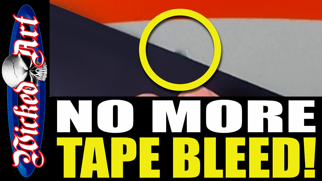 Stop Paint Bleed Under Tape – Pro Airbrush Masking Tips for Clean Edges