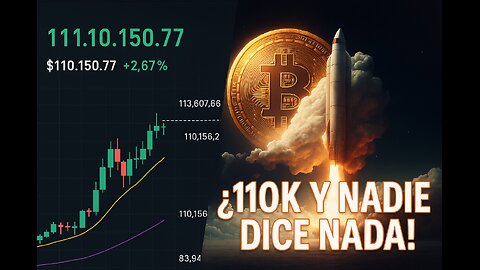 🚨 ¡BITCOIN en $110,000 y NADIE está hablando de esto! 🚀