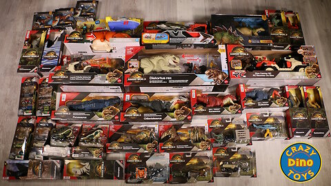 34 New Jurassic World Rebirth Dinosaur Toys Wave 2 Unboxed 2025 Spinosaurus Mattel Dino Toys