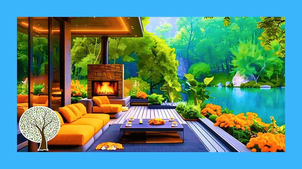 How to Enjoy Jazz on the Lakeside | Spring Jazz 🎷 Jazz Relaxing Music