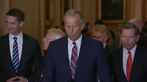 BREAKING: Senate Leader John Thune announces he will clear the BACKLOG of President Trump nominees