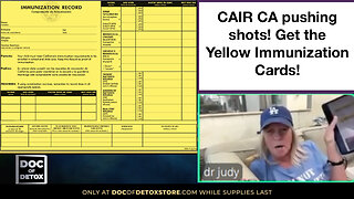 CAIR CA pushing shots! Get the Yellow Immunization Cards!