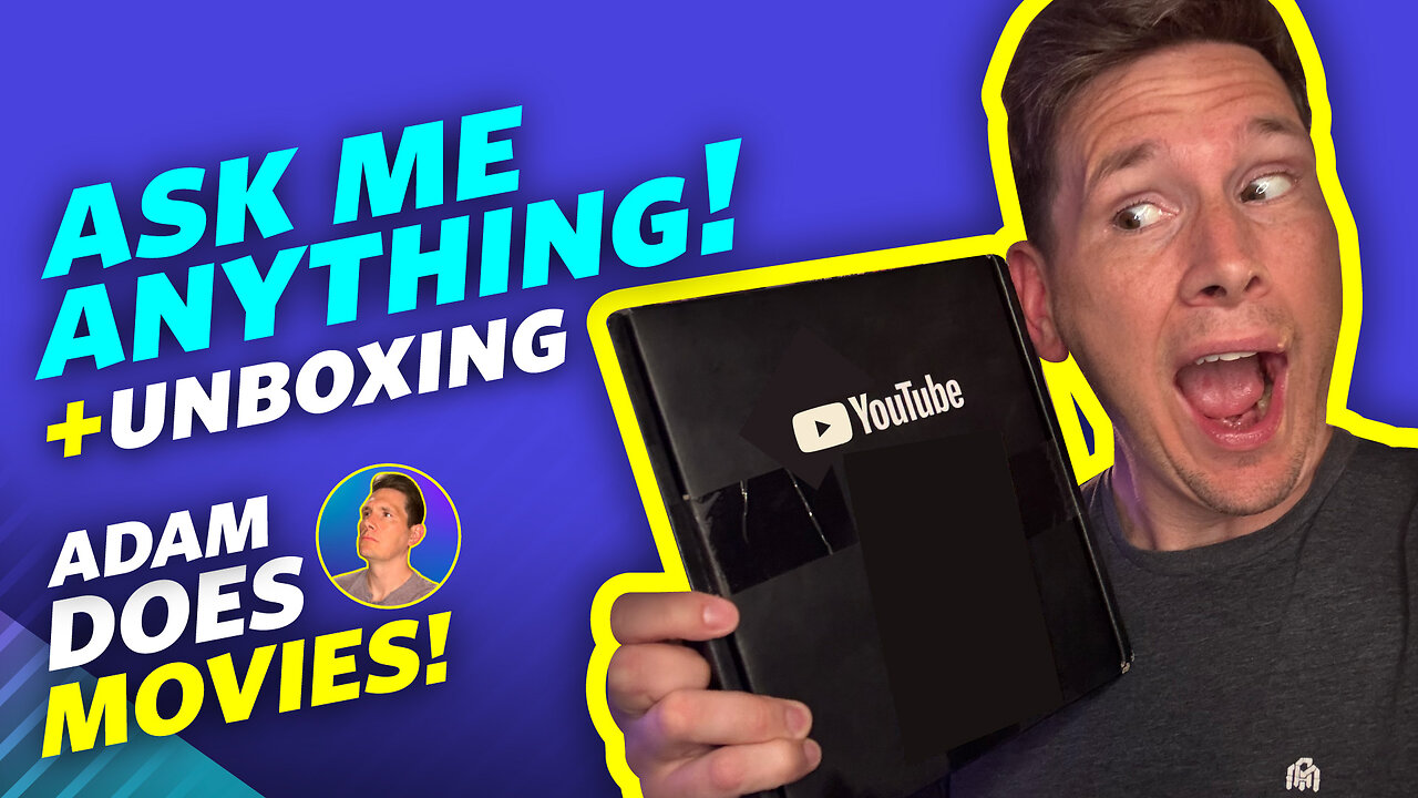Hanging Out, Talking Movies + YouTube Silver Play Button Unboxing! - LIVE!