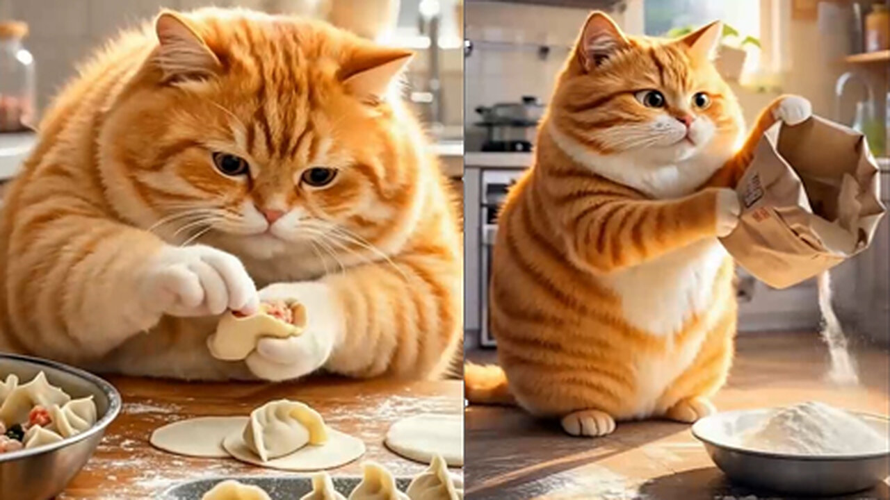 Different food with dough