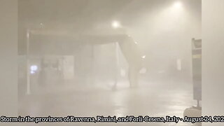 DEVASTATING STORM IN ITALY... After HAARP Geoengineering tests