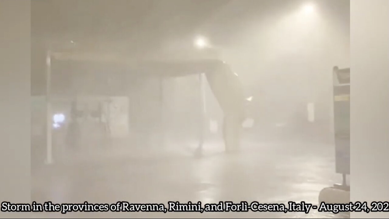 DEVASTATING STORM IN ITALY... After HAARP Geoengineering tests